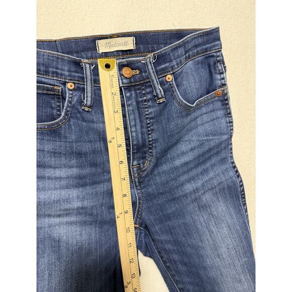 Madewell 10” High Rise Curvy Skinny Jeans Size 27 Medium Wash Stretch Denim - Picture 9 of 9
